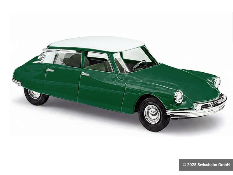 BUSCH 48020 Citroen DS19 Verde scuro/Bianco H0...