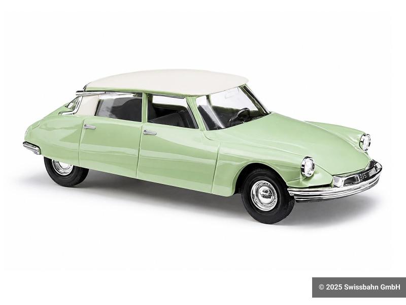 BUSCH 48035 Citroen DS19 Verde giallo H0 (ferrovia in...