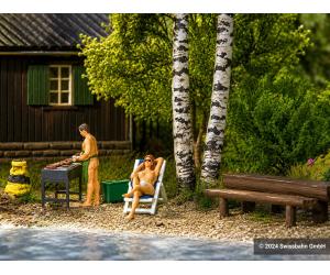 BUSCH 7946 Nackt- Griller Action Set H0 - Ansicht 1
