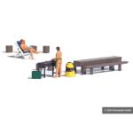 BUSCH 7946 Nackt- Griller Action Set H0 - Detailansicht 2