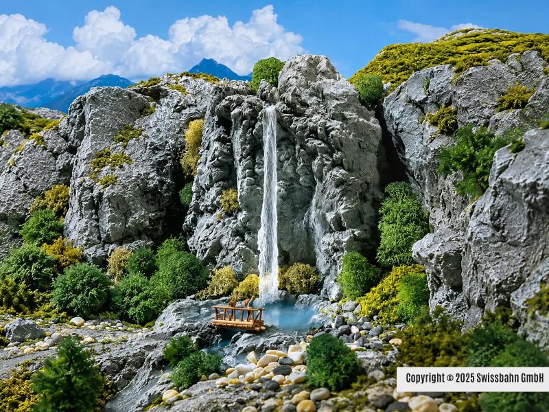 Faller 171814 Faller Premium Wasserfall  - Fertigmodell