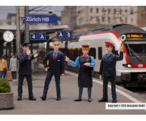 LGB 53002 Figuren-Set Bahnpersonal Schweiz