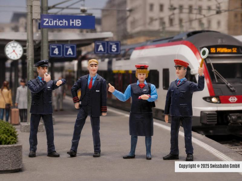 LGB 53002 Set di figurine Bahnpersonal Svizzera