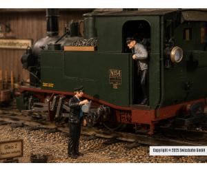 POLA 331505 Dampflok Personal und Lokführer (G)