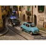 BUSCH 48735 FIAT 500 mit Fahrer u. Hund, H0 Mario und Struppi