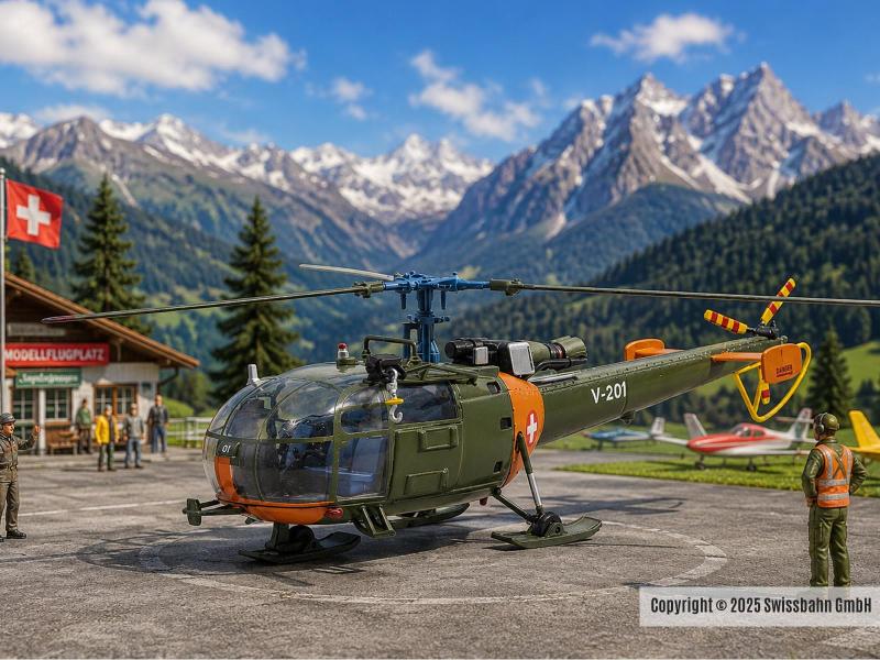 ACE 1522 Alouette III Force aérienne suisse V-201 - 1:72