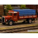 ACE 2370 Saurer S4C Pritsche Strebel Feldschlösschen, H0 - Ansicht 1
