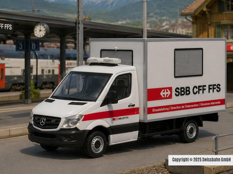 HERPA 2505 MB Sprinter 516 Cdi SBB, H0 (modèle...