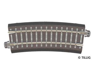 TILLIG 83710 Bettungsgleis grau Gleisstück R12 - Ansicht 1