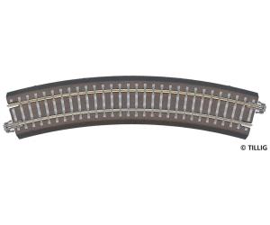TILLIG 83709 Bettungsgleis grau Gleisstück R11 - Ansicht 1