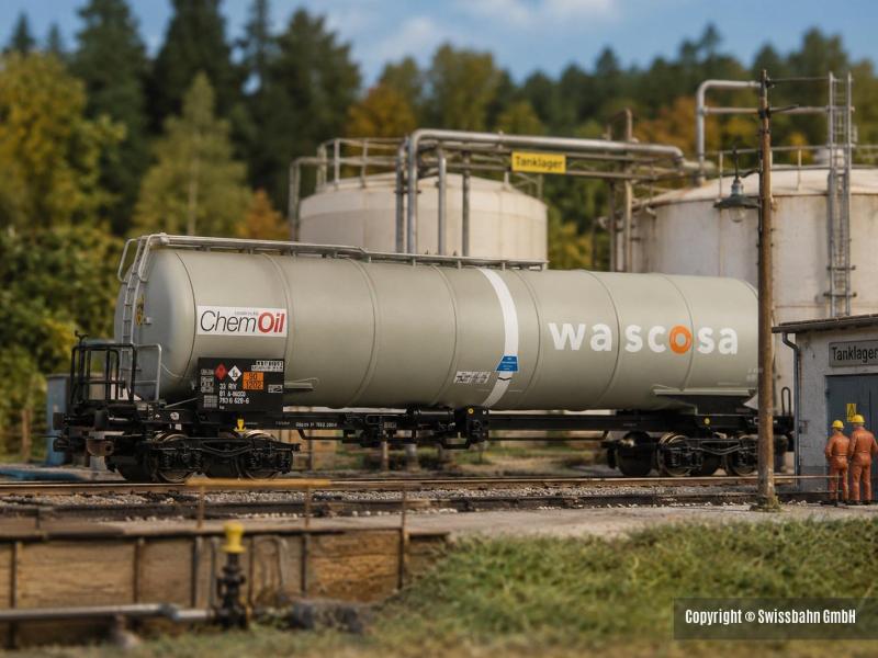 PIKO 24613 SBB Knickkesselwagen Wascosa- ChemOil