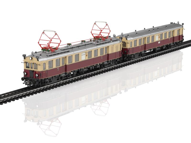 MÄRKLIN 39852 DRG Triebwagen elT mit Steuerwagen elS