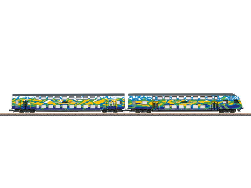 MÄRKLIN 87307 DB Doppelstockwagen-Set 'Touristik' 2