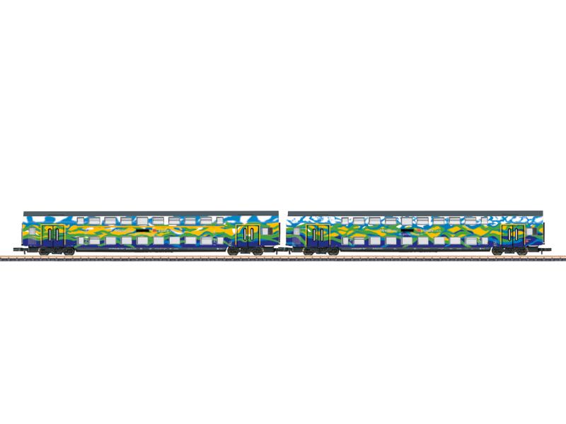 MÄRKLIN 87306 DB Doppelstockwagen-Set 'Touristik' 1