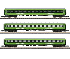 MÄRKLIN 87403 Schnellzugwagen-Set 'FLIXTRAIN' - Ansicht 1