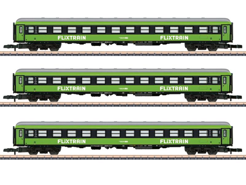 MÄRKLIN 87403 Schnellzugwagen-Set 'FLIXTRAIN'