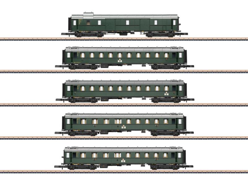 MÄRKLIN 87620 DB Schnellzugwagen-Set der Einheitsbauart 1928 bis 1930