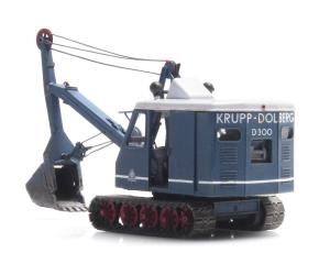 ARTITEC 387.410 Krupp-Dolberg Bagger- blau H0 - Detailansicht 4