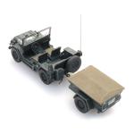 ARTITEC 6870569 US M151 Jeep + M416 Anhänger Waldgrün, H0 - Detailansicht 2