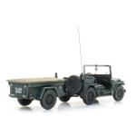 ARTITEC 6870569 US M151 Jeep + M416 Anhänger Waldgrün, H0 - Detailansicht 6