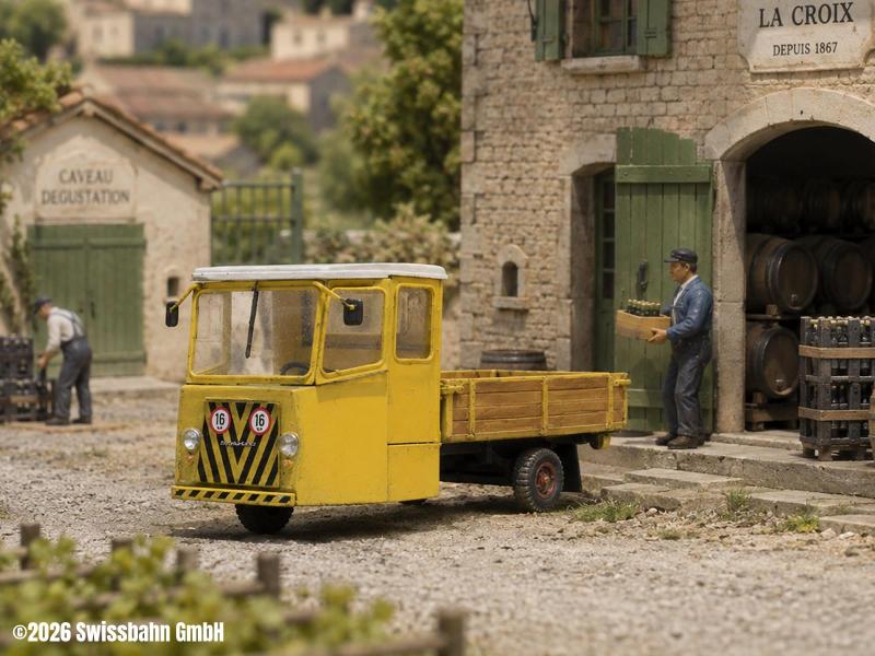 ARTITEC 387.334 Camion à plateau communal - 3 roues
