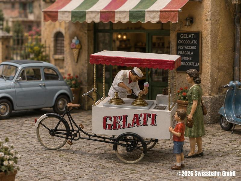 Artitec 387.298 Lieferrad Gelati- Velo 'Venezia' H0
