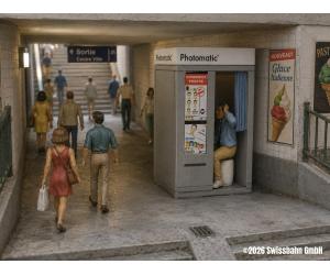 ARTITEC 387.684 Foto- Automat am Bahnhof, H0 - Detailansicht 5