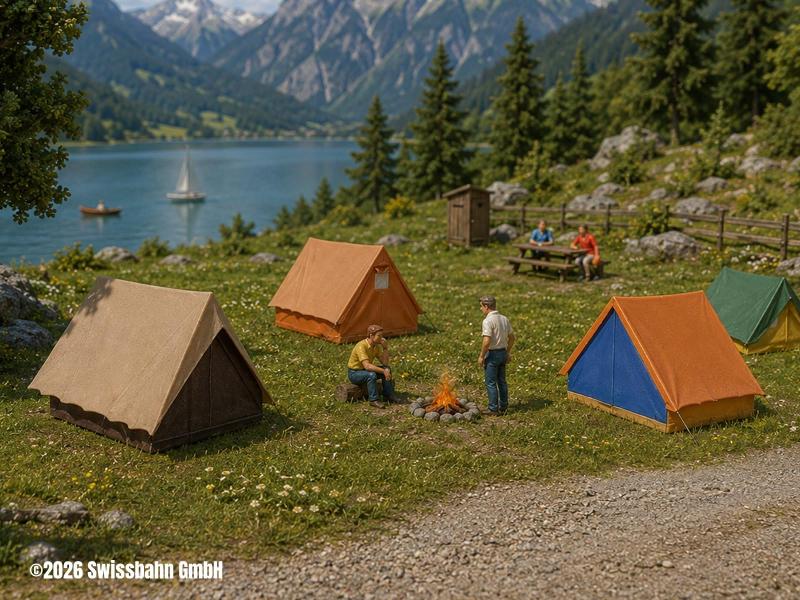 ARTITEC 387.567 Camping- Zelte H0
