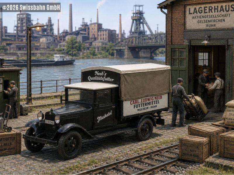 ARTITEC 387.501 Ford Model AA Pritschenwagen Muskator - FM H0