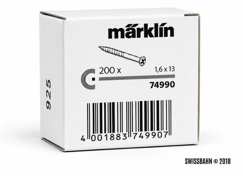 Märklin 74990 - 200 vis de rail pour le rail C