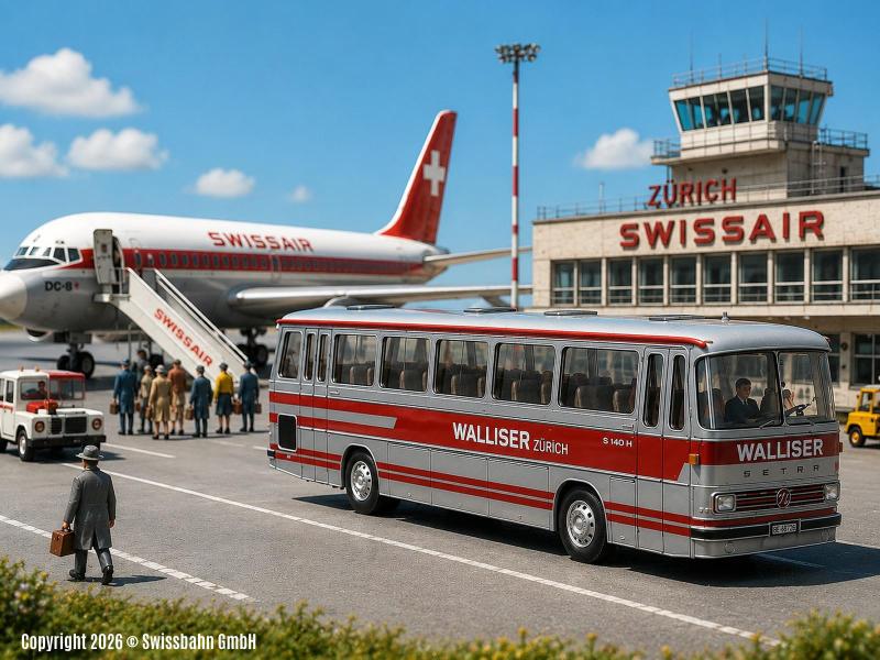 VK-Modelle 30503 SETRA S 150 Reisebus Wallis (H0)
