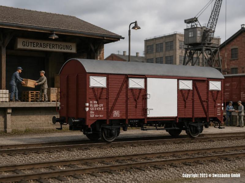 BRAWA 50119 SBB K4 - EUROP, wagon de marchandises (CA)