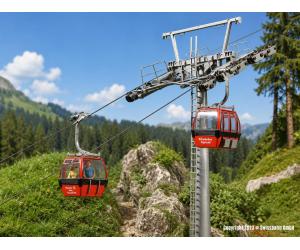 BRAWA 6342 Hahnenkammbahn Seilbahn mit Motor