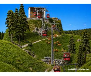 BRAWA 6342 Hahnenkammbahn Seilbahn mit Motor
