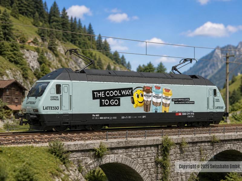 HAG 28298-32 SBB Re 460 'Lattesso' ACS Mfx (modèle...