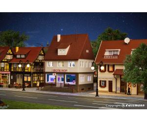 VIESSMANN 43870 Erotikshop mit Inneneinrichtung und LED-Beleuchtung