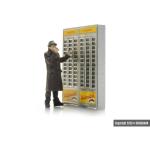 ARTITEC 387.680 Homme avec 'Hot Dog' au restaurant automatique