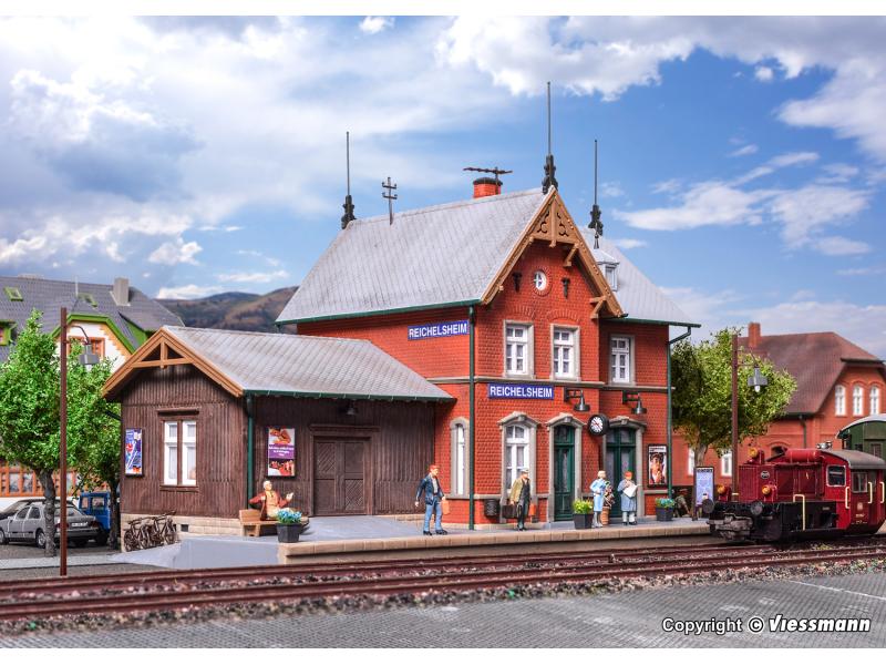 KIBRI 39492 Bahnhof Reichelsheim - H0