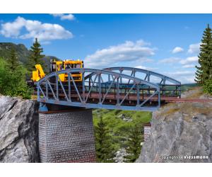 KIBRI 42540 Stahlbogenbrücke gebogen, H0 - Ansicht 1