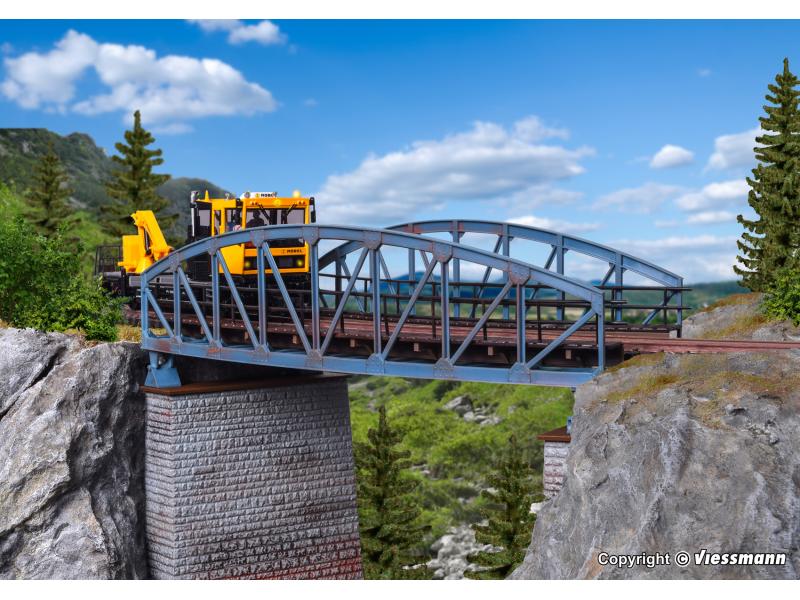 KIBRI 42540 Stahlbogenbrücke gebogen, H0