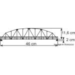 KIBRI 39700 Stahlbogenbrücke eingleisig, H0 - Detailansicht 3