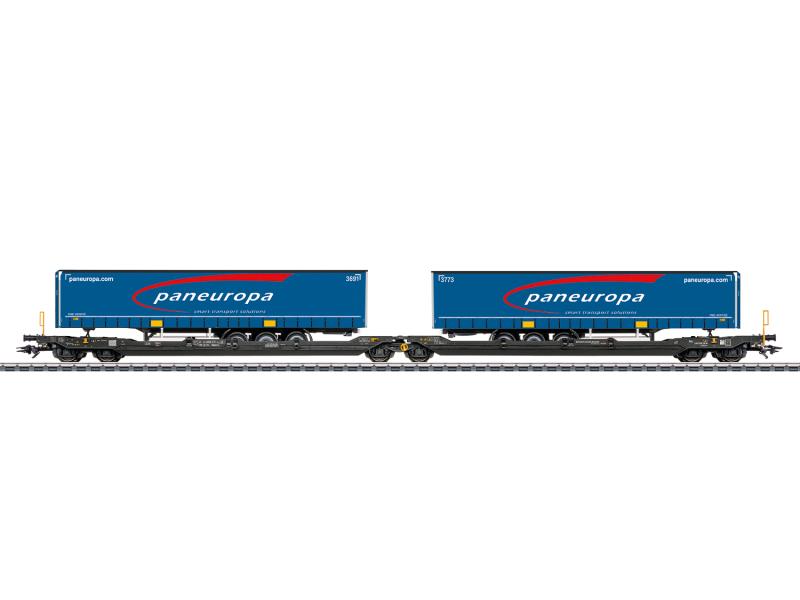 MÄRKLIN 47476 Doppel-Taschenwagen Sdggmrss, TX Logistik AG