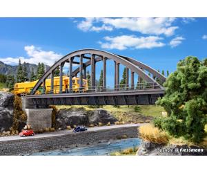 VOLLMER 42553 Pont en arc en acier, droit 36cm