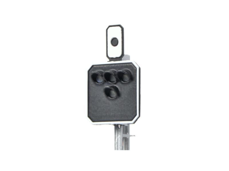 MAFEN 913613 SBB - Blocksignal mit 4 LEDs (Gelb+Grün/Rot+Gelb) H0