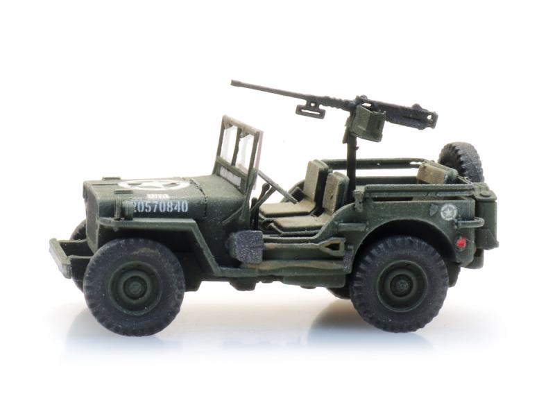 ARTITEC 6870580 US Willys- Jeep avec MP, H0