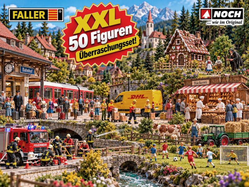 NOCH-FALLER 99763 XXL-Set 2 ensemble surprise 50 pièces !