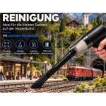 NO 61214 Aspirapolvere per modellismo ferroviario, senza fili USB!