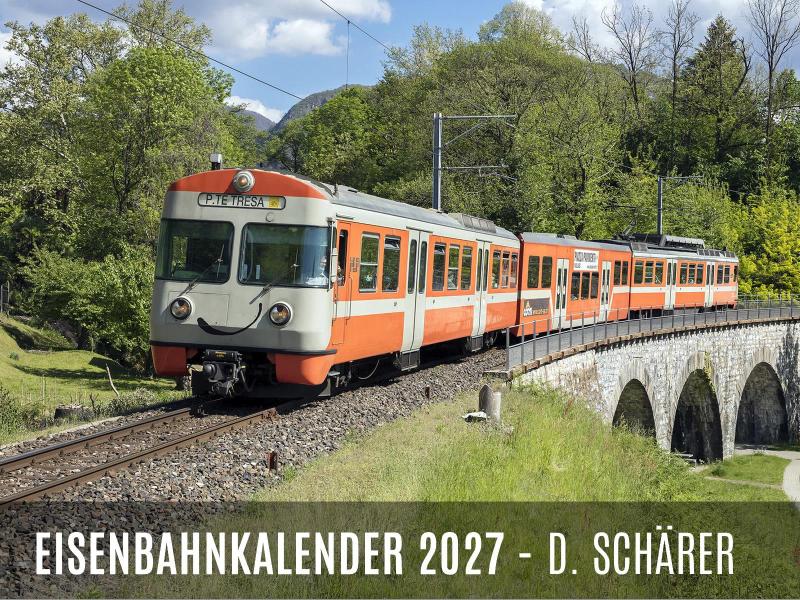 SB 070127 - CH Eisenbahnkalender D. Schärer 2027