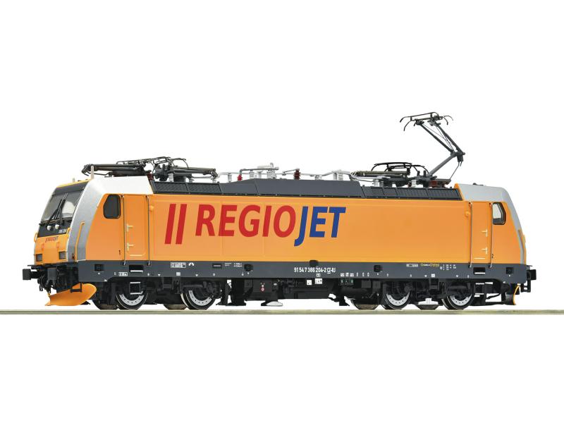 ROCO 7510102 CZ Elektrolokomotive 386 204-2, Regiojet