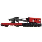 ROCO 56240 DB Kranwagen mit Schutzwagen